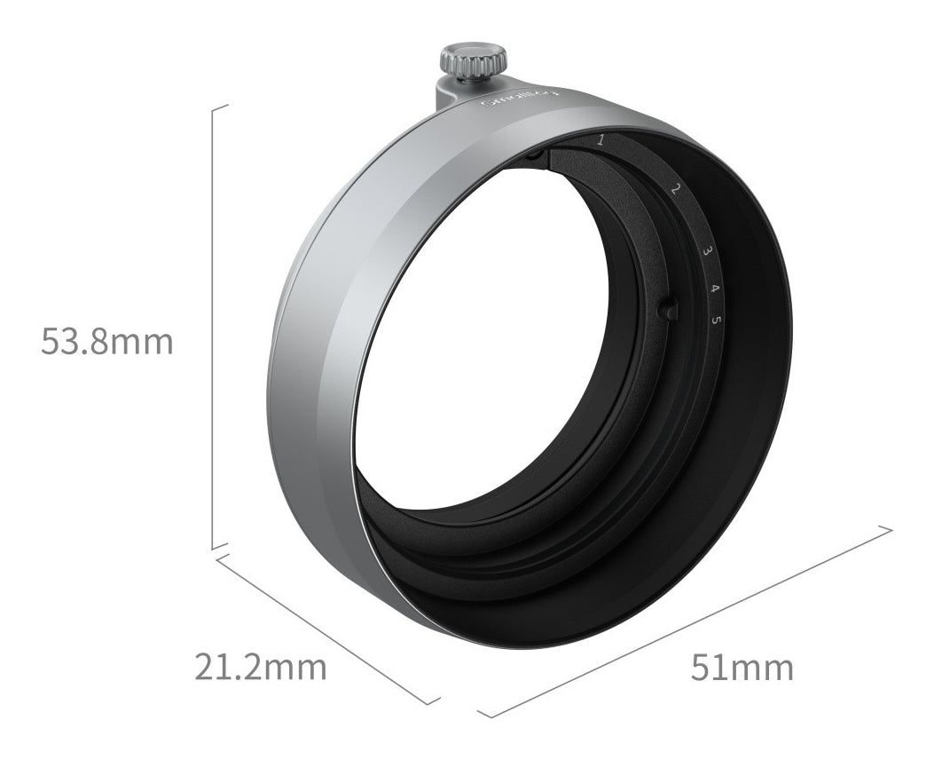 SmallRig 5393 Objektivblende – für Fujifilm X – Silber