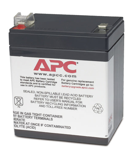 APC Ersatzbatterie 46 – plombierte Bleisäure (VRLA), 1,7 kg, 99×74×112 mm, schwarz