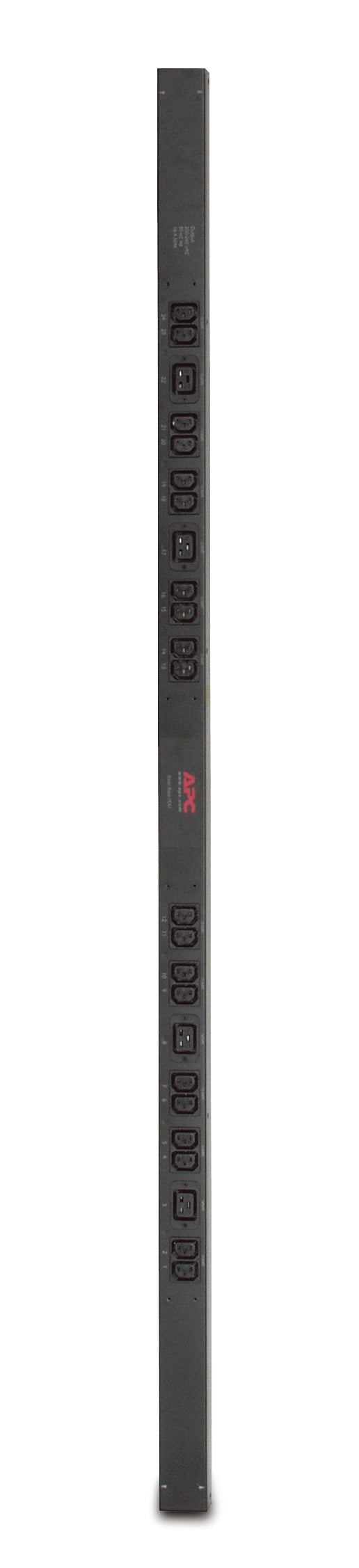 APC Rack-PDU – Standard, 1-phasig, Vertikal 0U, 16 A 230 V, 20×C13 + 4×C19, IEC 60309, 3,05 m