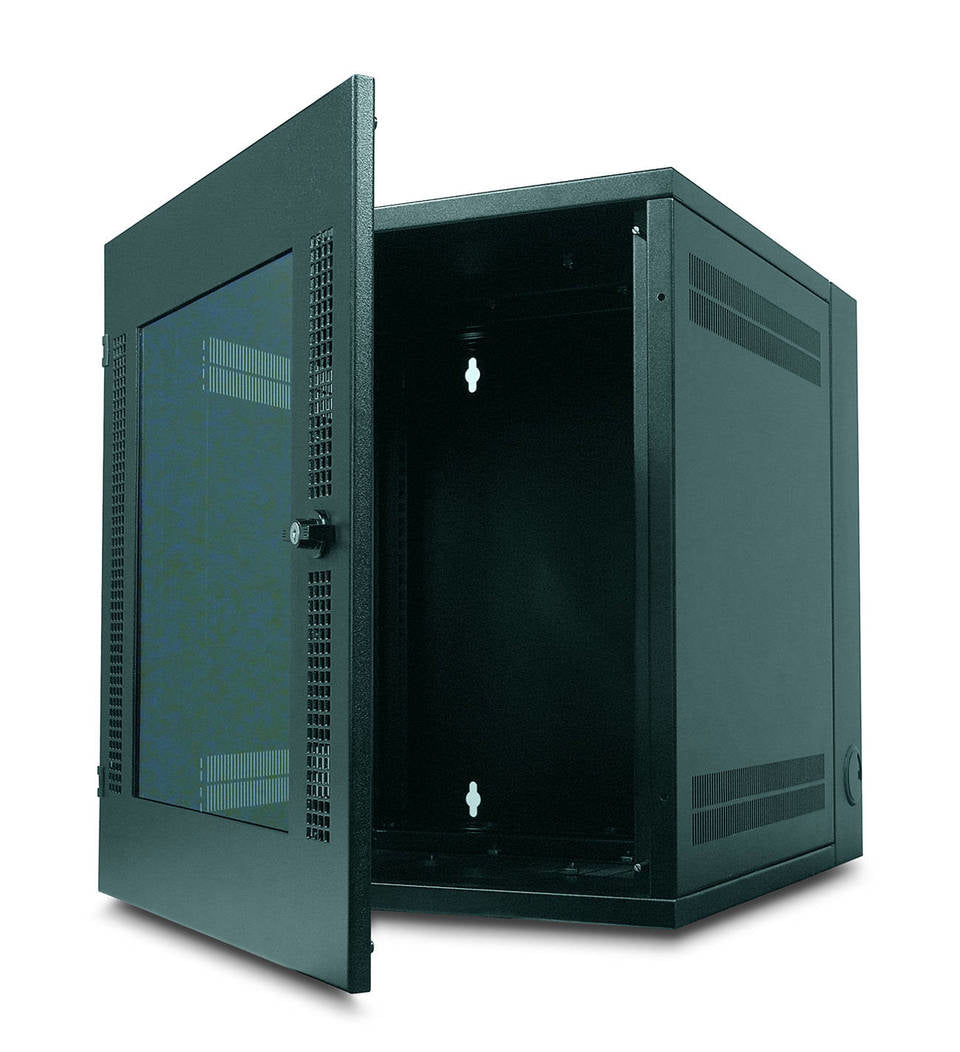 APC NetShelter WX – 19" Wandverteiler 13U, 584 × 631 × 663 mm, schwarz, Stahl