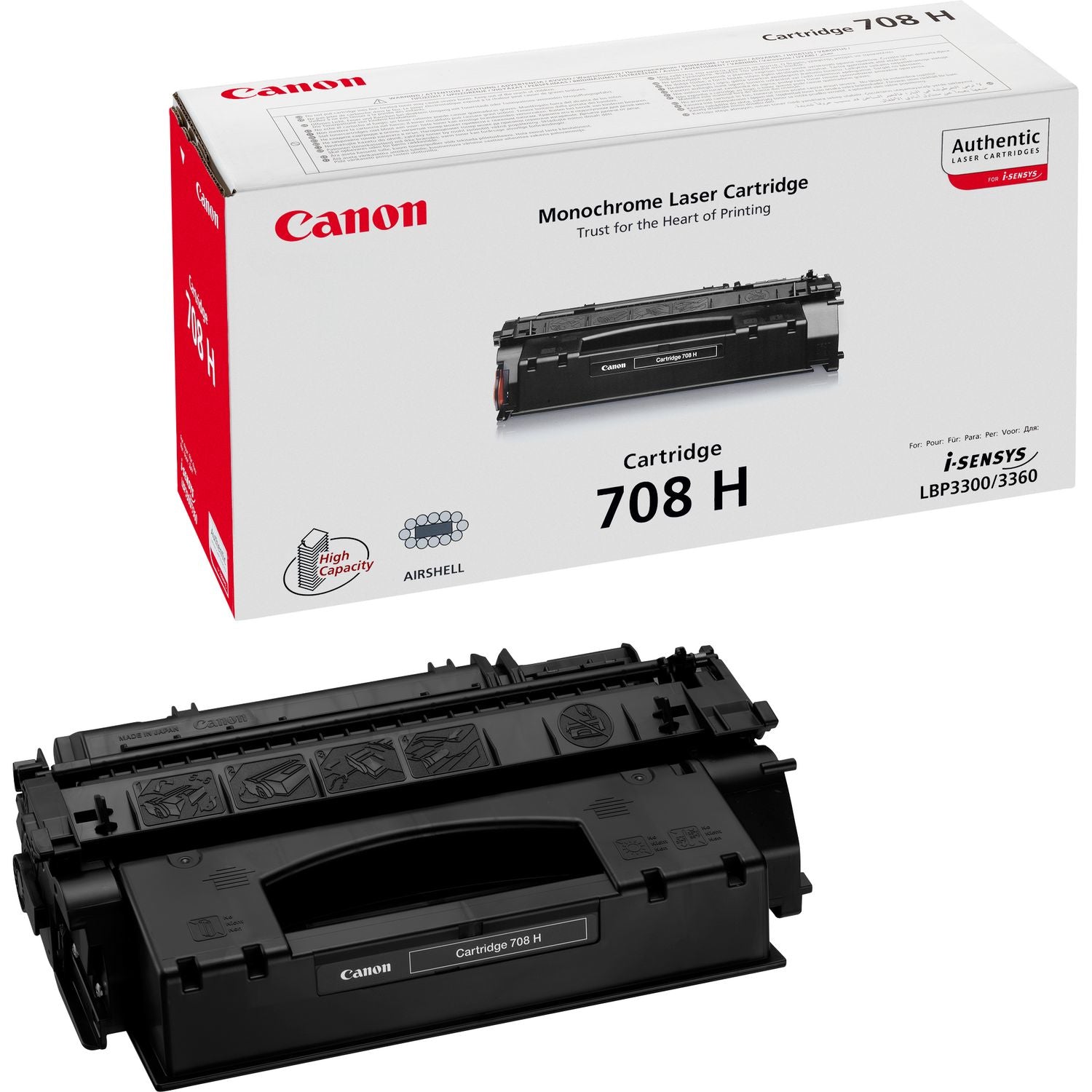 Canon Toner 708H – schwarz, 6000 Seiten