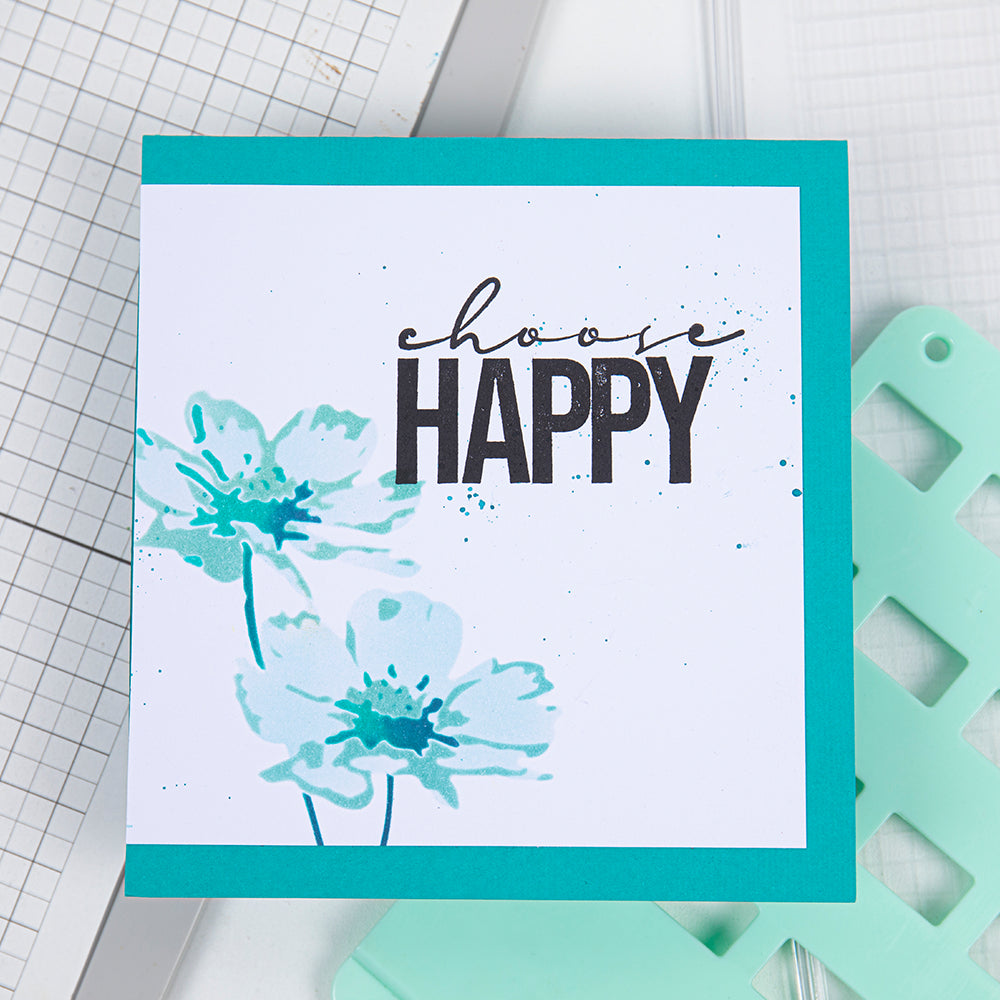 Sizzix Schablone – Blume – 150 × 150 mm
