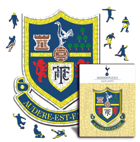 Iconic Puzzles Tottenham Hotspur FC Retro Logo – Logikspiel, 1 Spieler, ab 10 Jahren