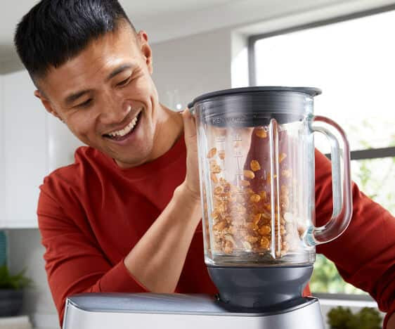 Kenwood Glas-Mixaufsatz KAH359GL – 1,6 l, für Chef, z. B. Classic KM330, Cooking Chef, Titanium Major KMM025