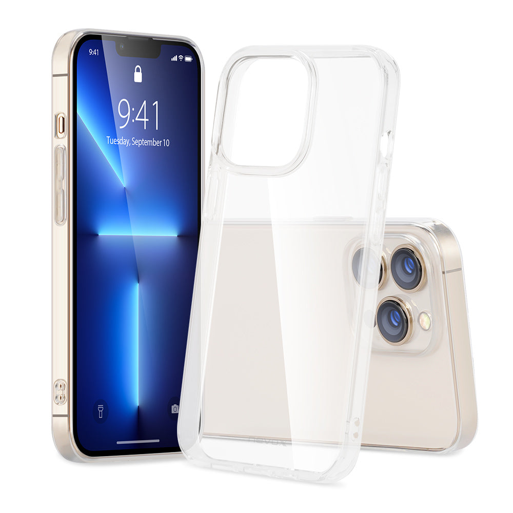 nevox StyleShell Flex – Backcover – für Apple iPhone 15 Pro Max, TPU, Transparent