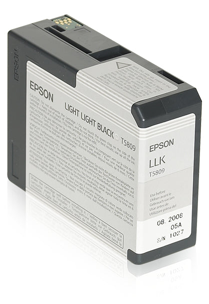 Epson Tintenpatrone T5808, Schwarz, 80 ml