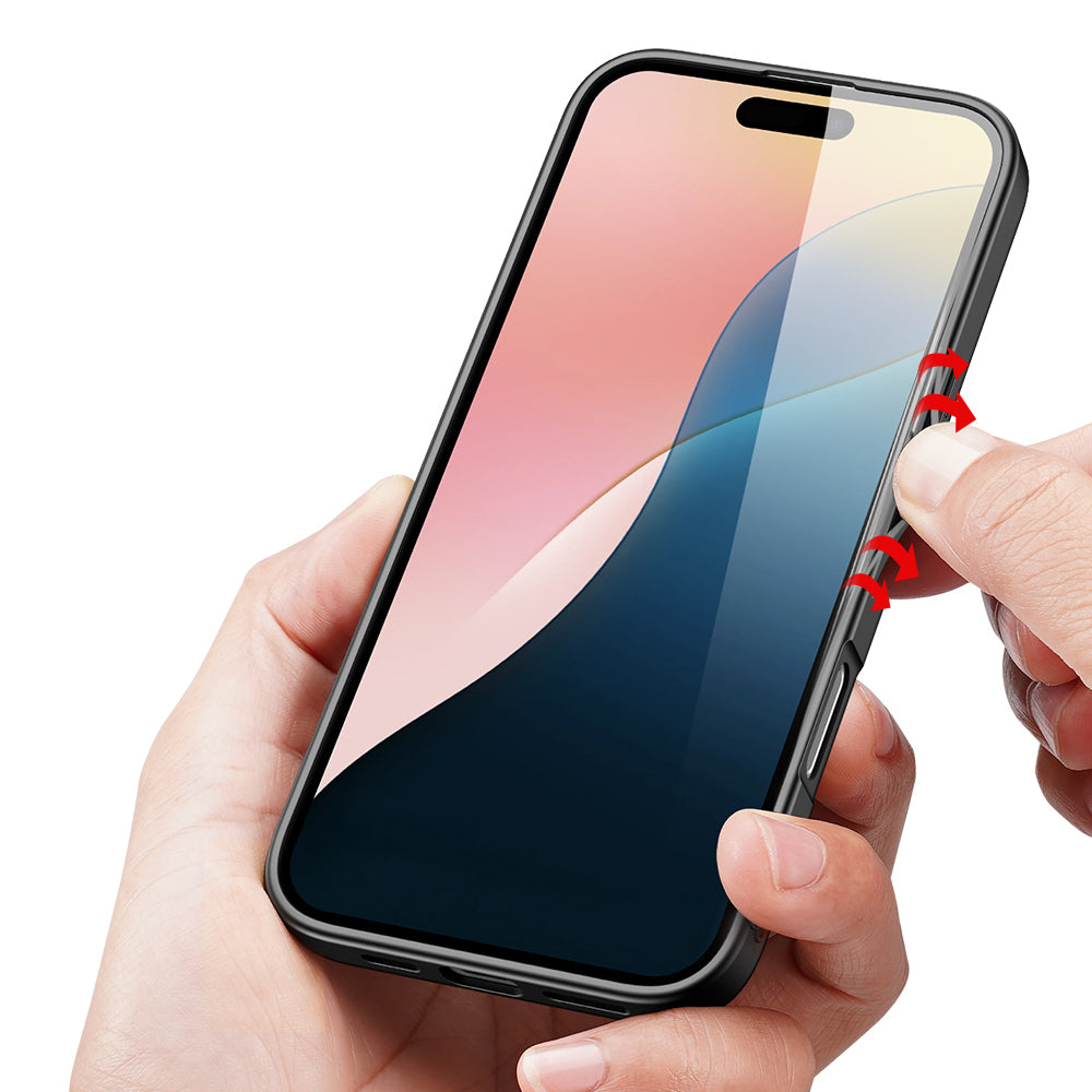 Nevox – Backcover StyleShell NYLO – für Apple iPhone 16 – schwarz – Nylon