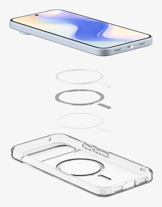 Spigen Ultra Hybrid MagFit Backcover – für Google Pixel 10 Pro / Pixel 10, Klar Weiss, bis 2 m Sturzsicher