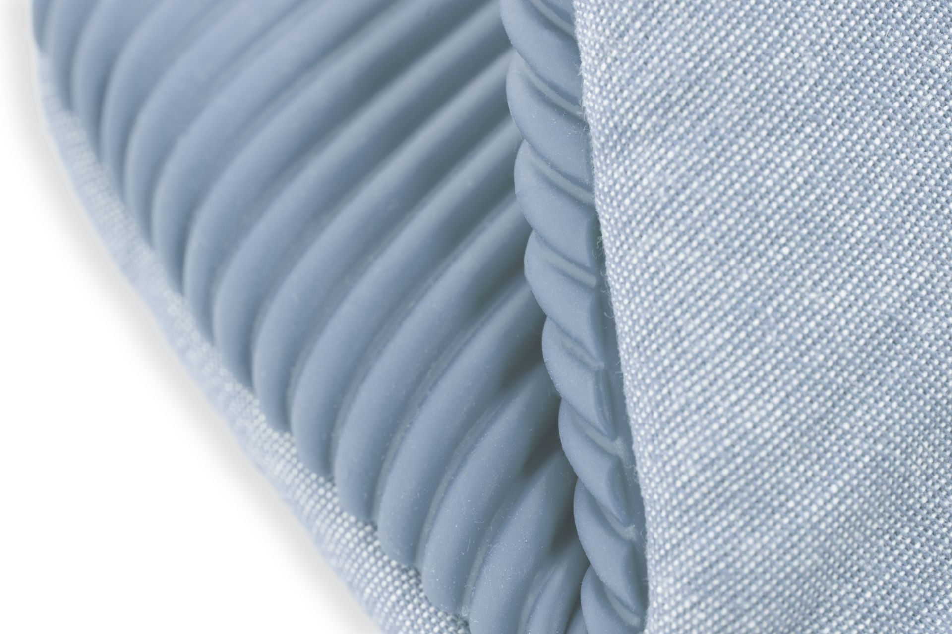 Tiseco SILO – Küchenhandschuh 14 × 21,5 cm, Baumwolle, Hellblau, 2er-Set