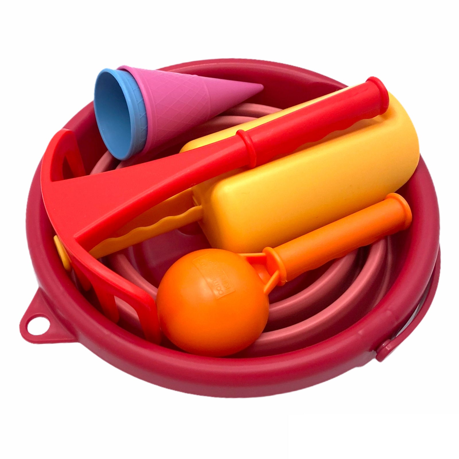 Schildkröt Funsports Sandspielzeug-Set – 7-teilig – 3 l Eimer – ab 3 Jahren – Kunststoff, BPA-frei
