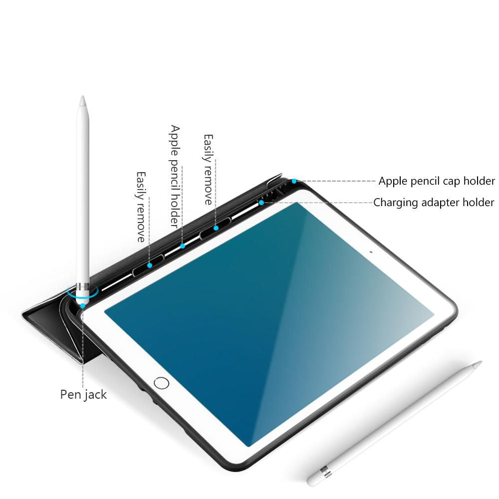 eSTUFF Tablet-Hülle für Apple iPad 9,7" (2017/2018) – Schwarz