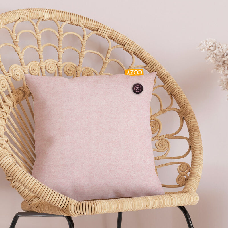 Bodi-Tek Heizkissen Una – 45 × 45 cm, Akku 10'000 mAh, 3 Heizstufen, abwaschbare Abdeckung, Pink