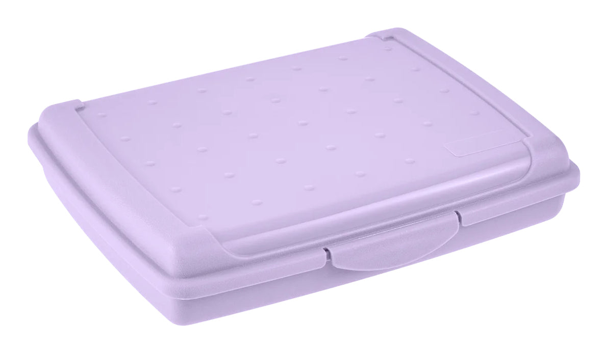 keeeper Click-Box mini Aufbewahrungsbox 0,5 l – Polypropylen – transparent/violett – BPA-frei