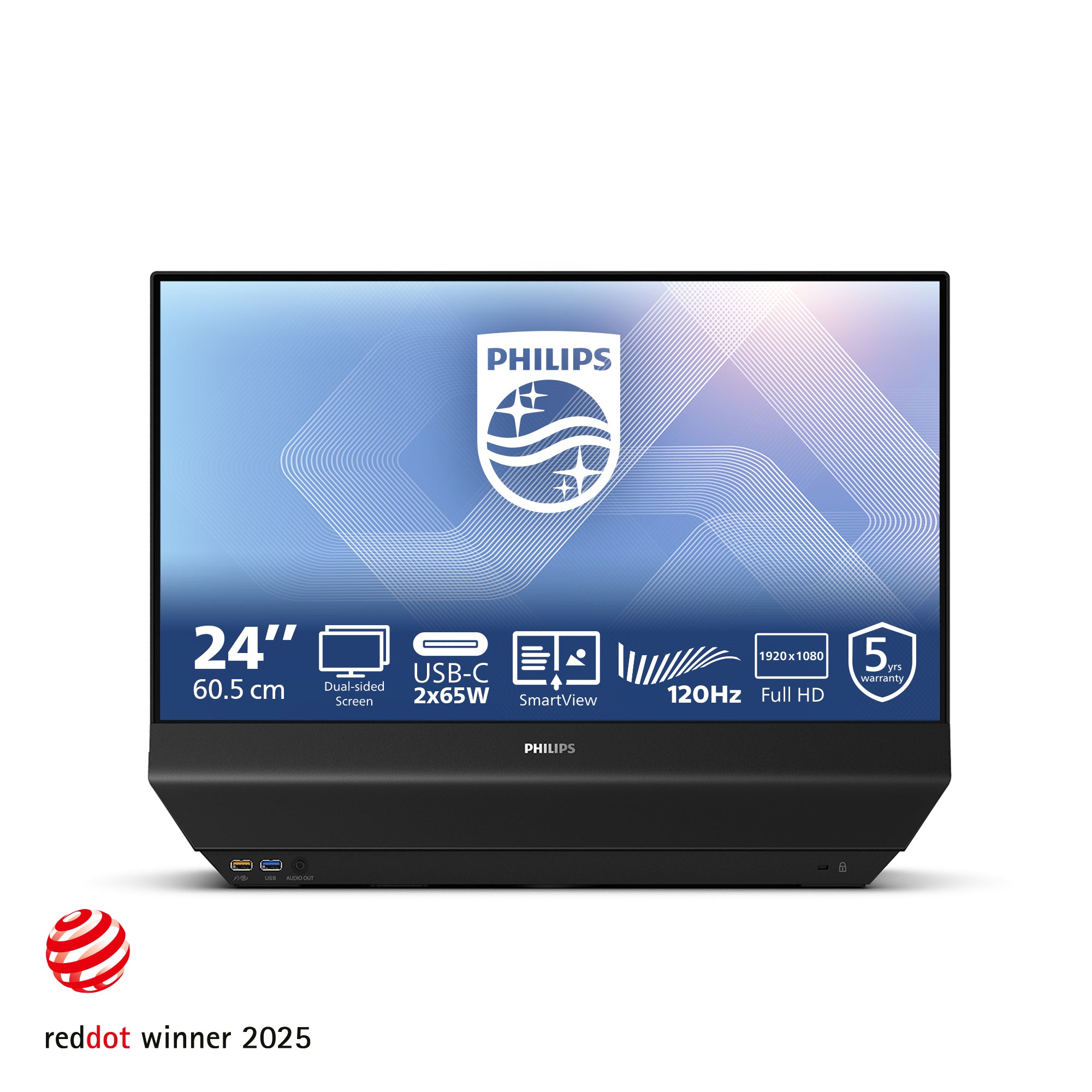 Philips 24B2D5300/00 – 23,8", 1920 × 1080 (Full HD), IPS, 120 Hz, USB-C 65 W