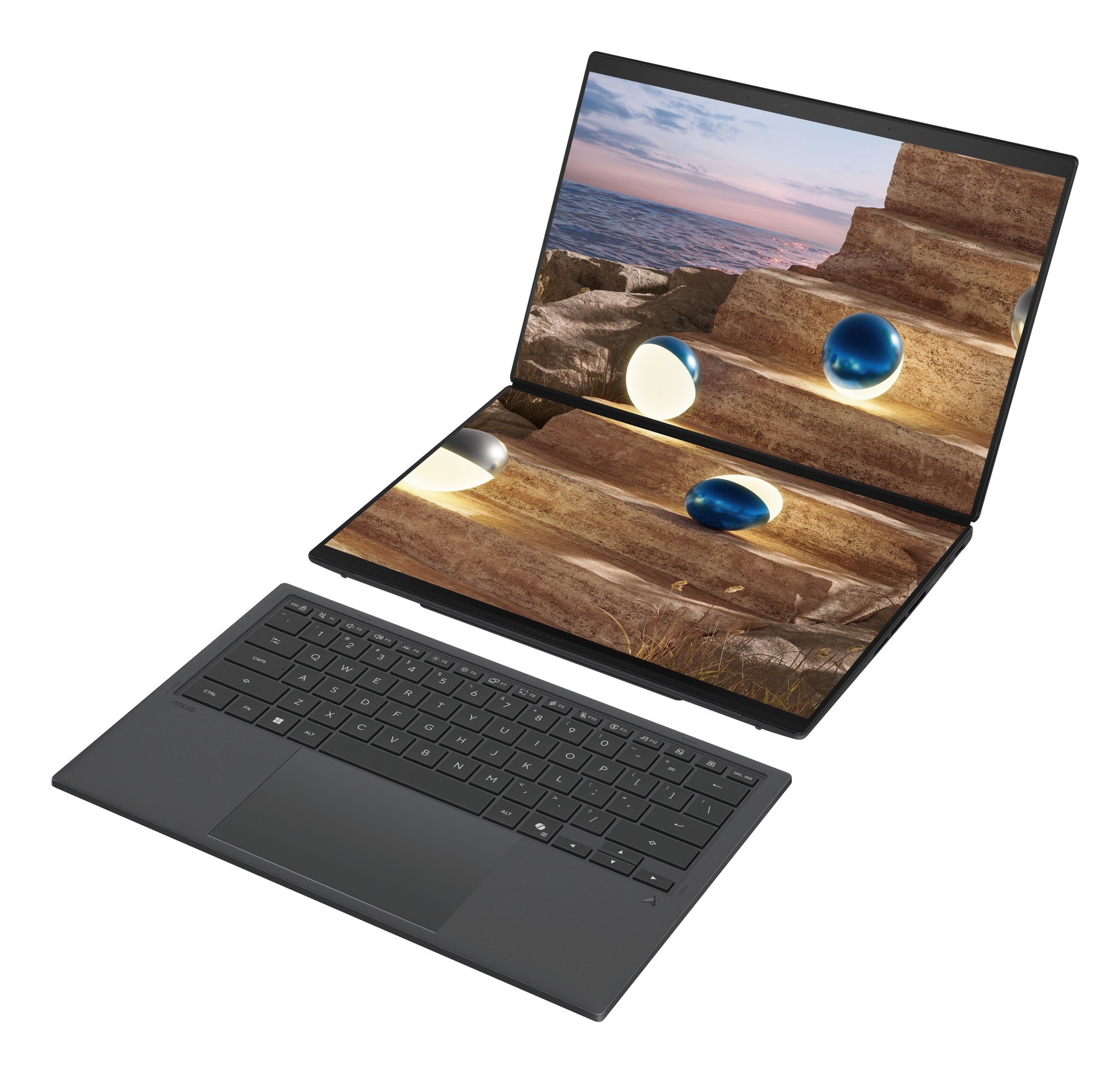 ASUS Zenbook Duo UX8407AA-SN605W – 14" WQXGA+ OLED Touch, Core Ultra 9 386H, 32 GB, 1 TB SSD, Win 11 Home