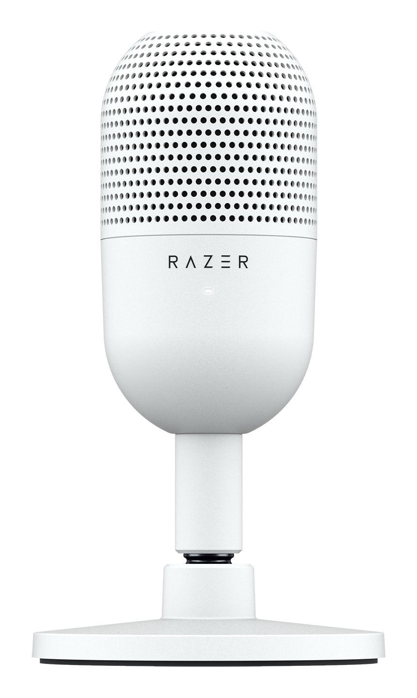 Razer Seiren V3 Mini – Tischmikrofon – USB-C, Superniere, 24 Bit/96 kHz – Weiss