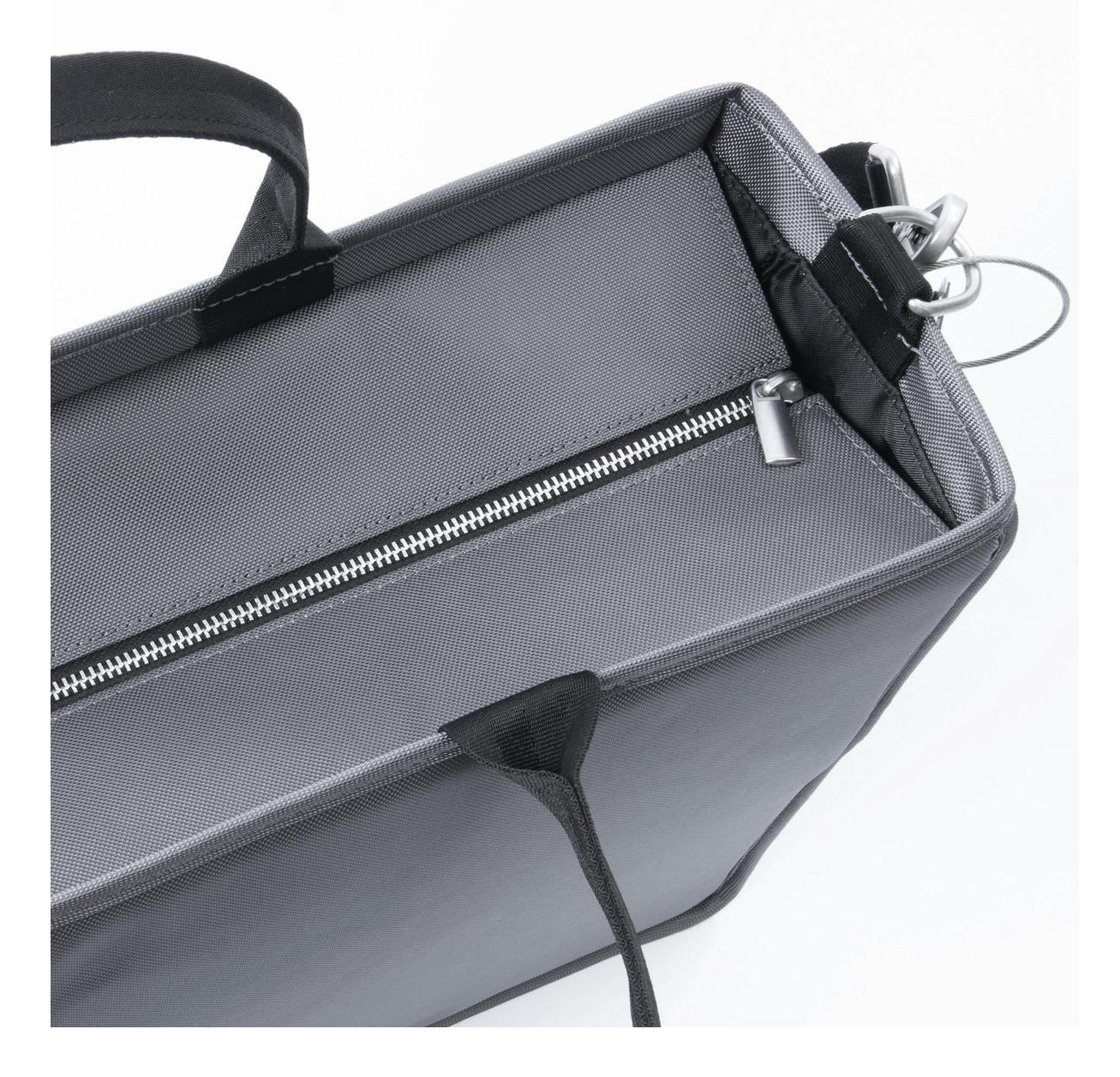 Sigel Tragetasche Desk Sharing Bag – 15,1 l, rPET, grau, 36 × 28 × 15 cm