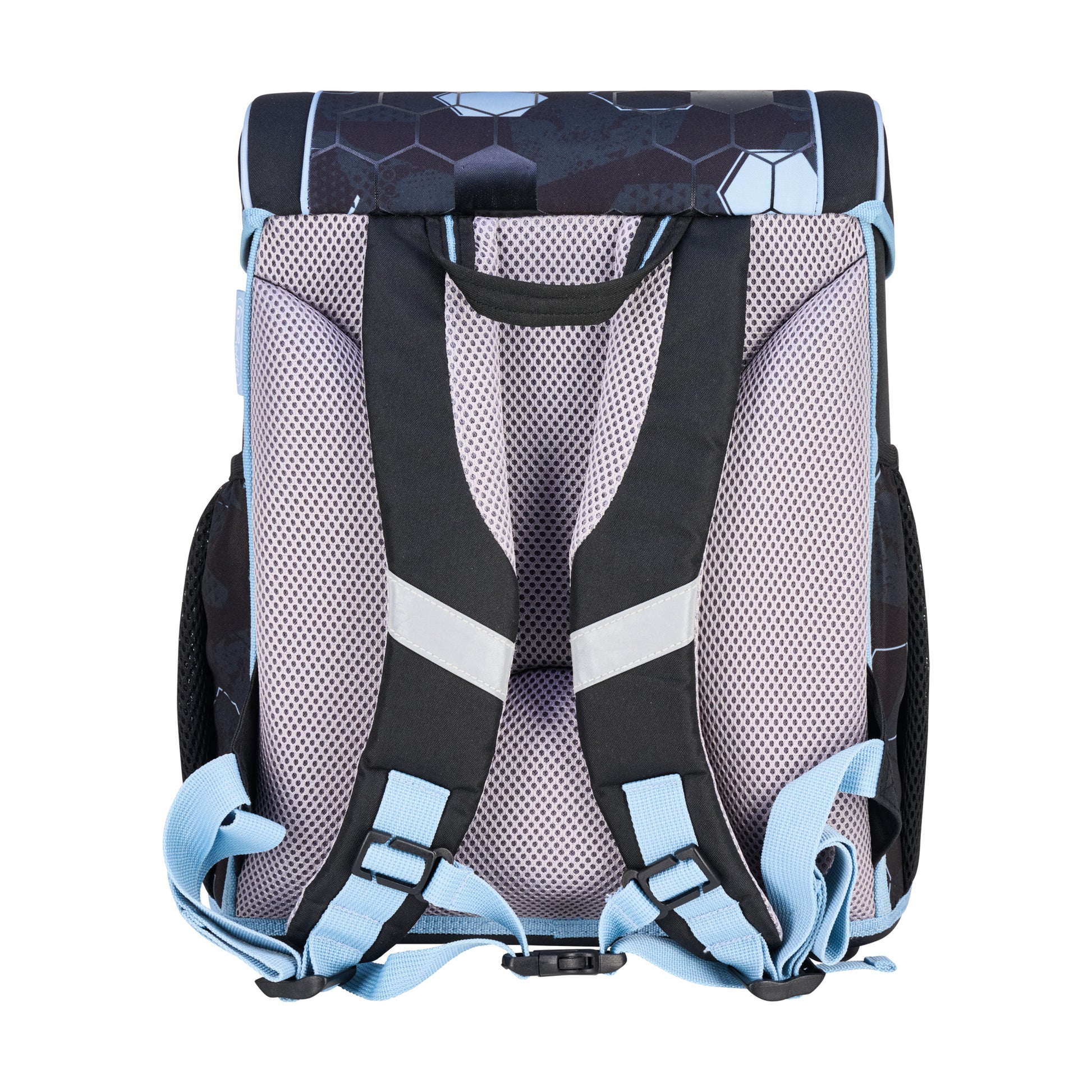 Herlitz Loop Plus – Schulrucksack-Set 4-teilig, Fussball, 17 l, 31×37×22 cm