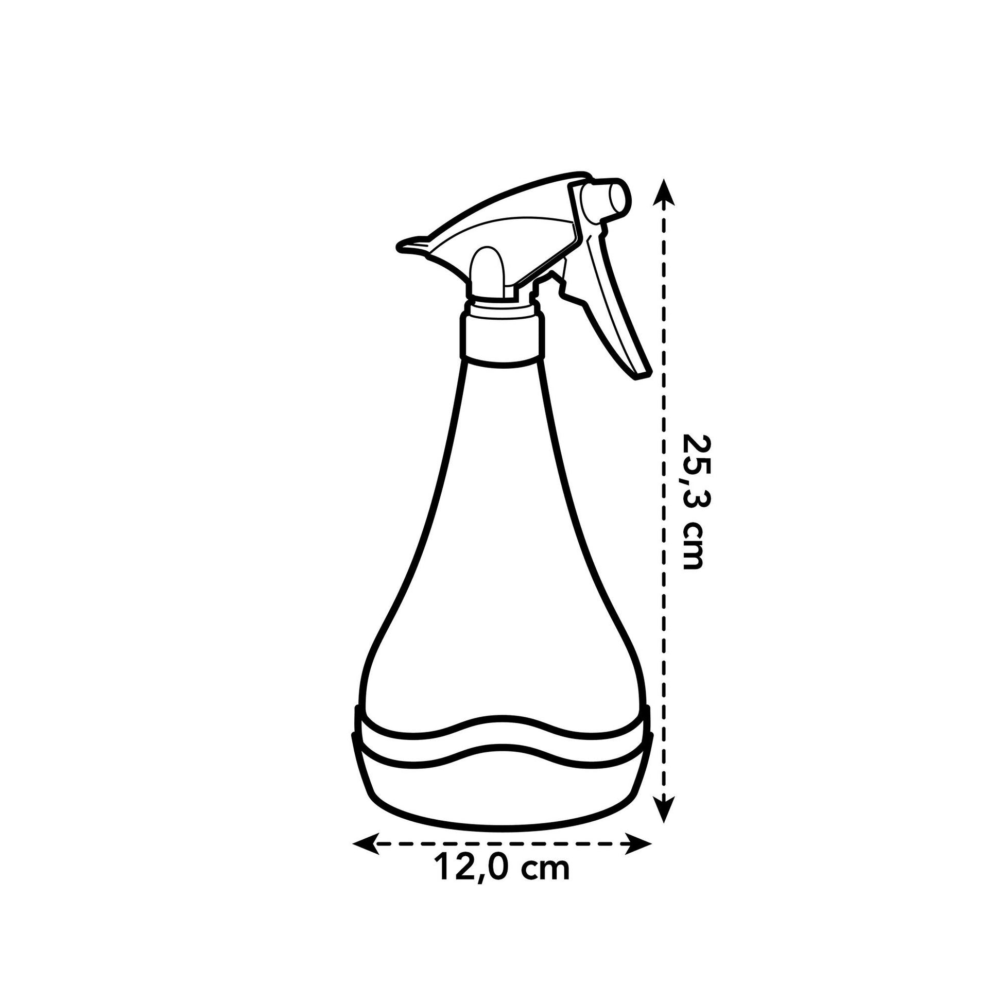 Elho Sprühflasche Aquarius – 0,7 l – Weiss – Recycling-Kunststoff