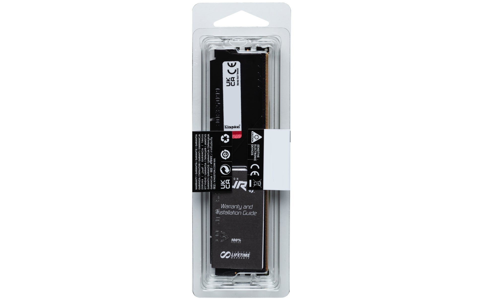 Kingston Technology Kingston FURY Beast – DDR5 DIMM – 8 GB, 5200 MT/s, CL40, 288-polig, 1,25 V, Kühlkörper, für PC