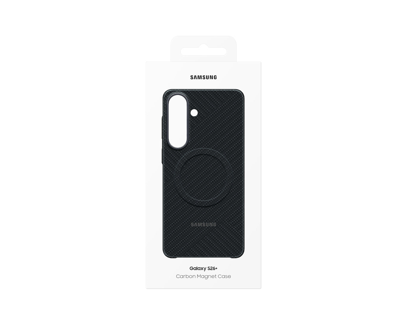 Samsung Backcover – für Samsung Galaxy S26+ – Karbonfaser, Schwarz