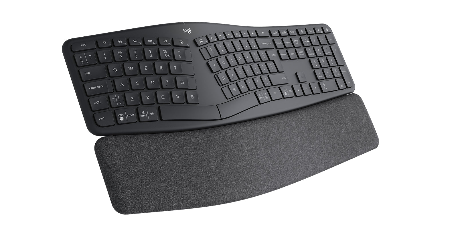 Logitech Ergo K860 – Tastatur, kabellos (Bluetooth/2,4 GHz) – für Windows & macOS