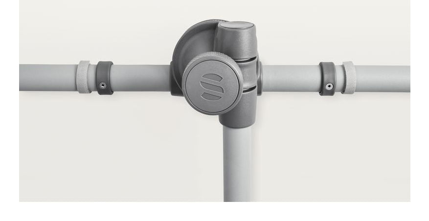 Suncomfort by Glatz Stockschirm Flex Roof – Weiss – Faltbar, Höhenverstellbar