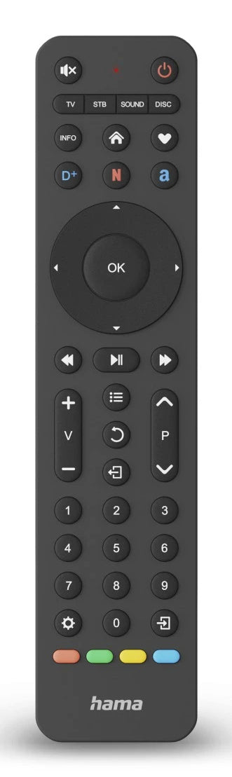 Hama TV-Fernbedienung – IR, Schwarz