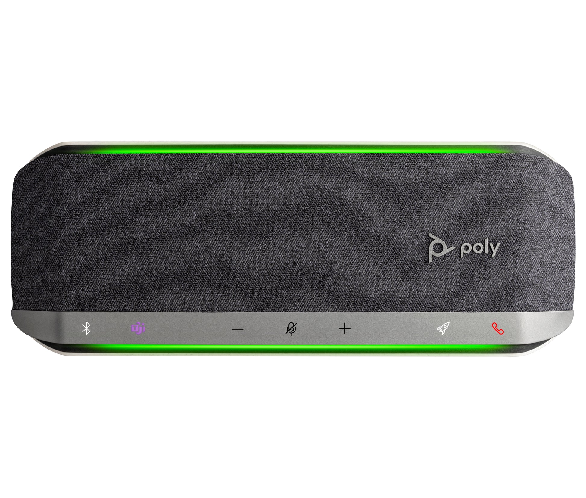 Poly Sync 40-M Konferenzlautsprecher – USB/Bluetooth, USB-C/A, für Microsoft Teams, Silber, IP64