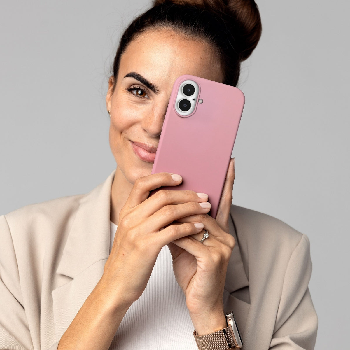 Vonmählen Backcover – für Apple iPhone 16 Plus – MagSafe, Silikon, Cherry Blossom