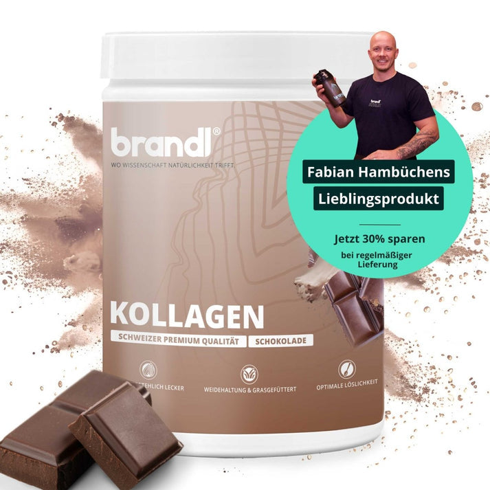 Brandl Nutrition Kollagen Pulver Schokolade – glutenfrei, laktosefrei