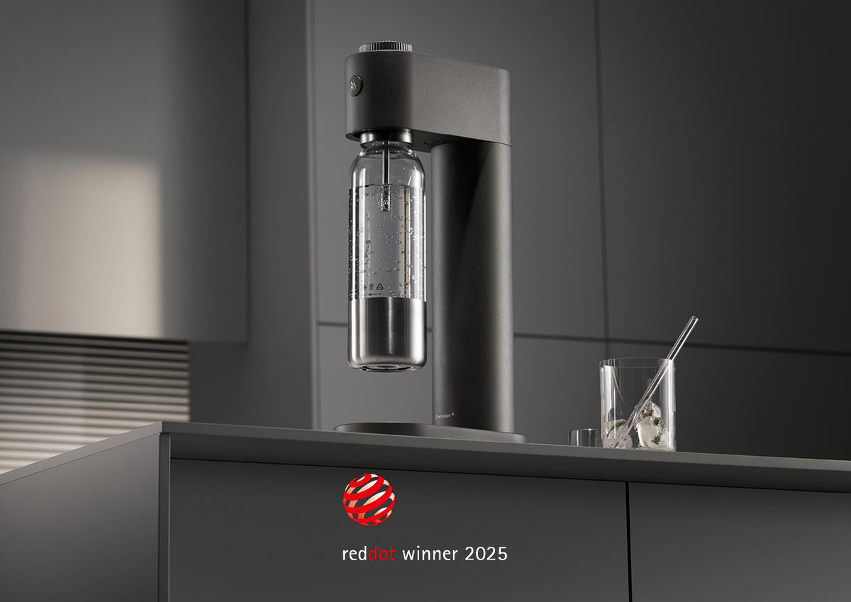 WMF Wassersprudler Element One – Edelstahl, Kunststoff, Grau