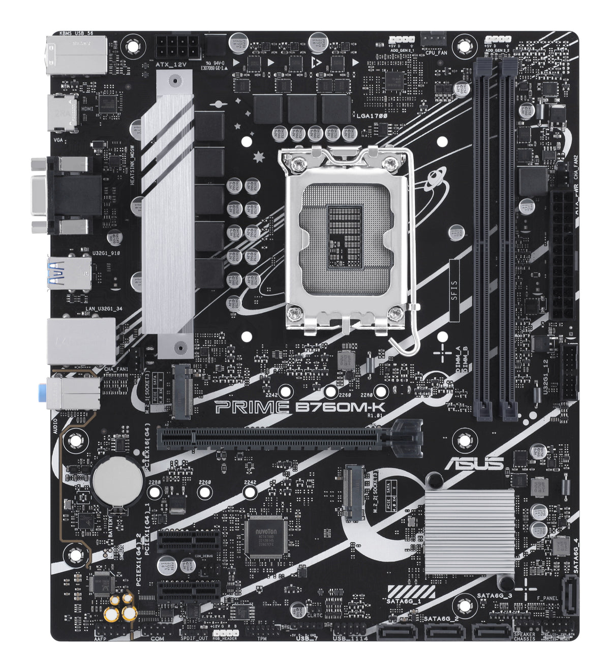 ASUS PRIME B760M-K – Mainboard – LGA 1700, Intel B760, mATX, DDR5