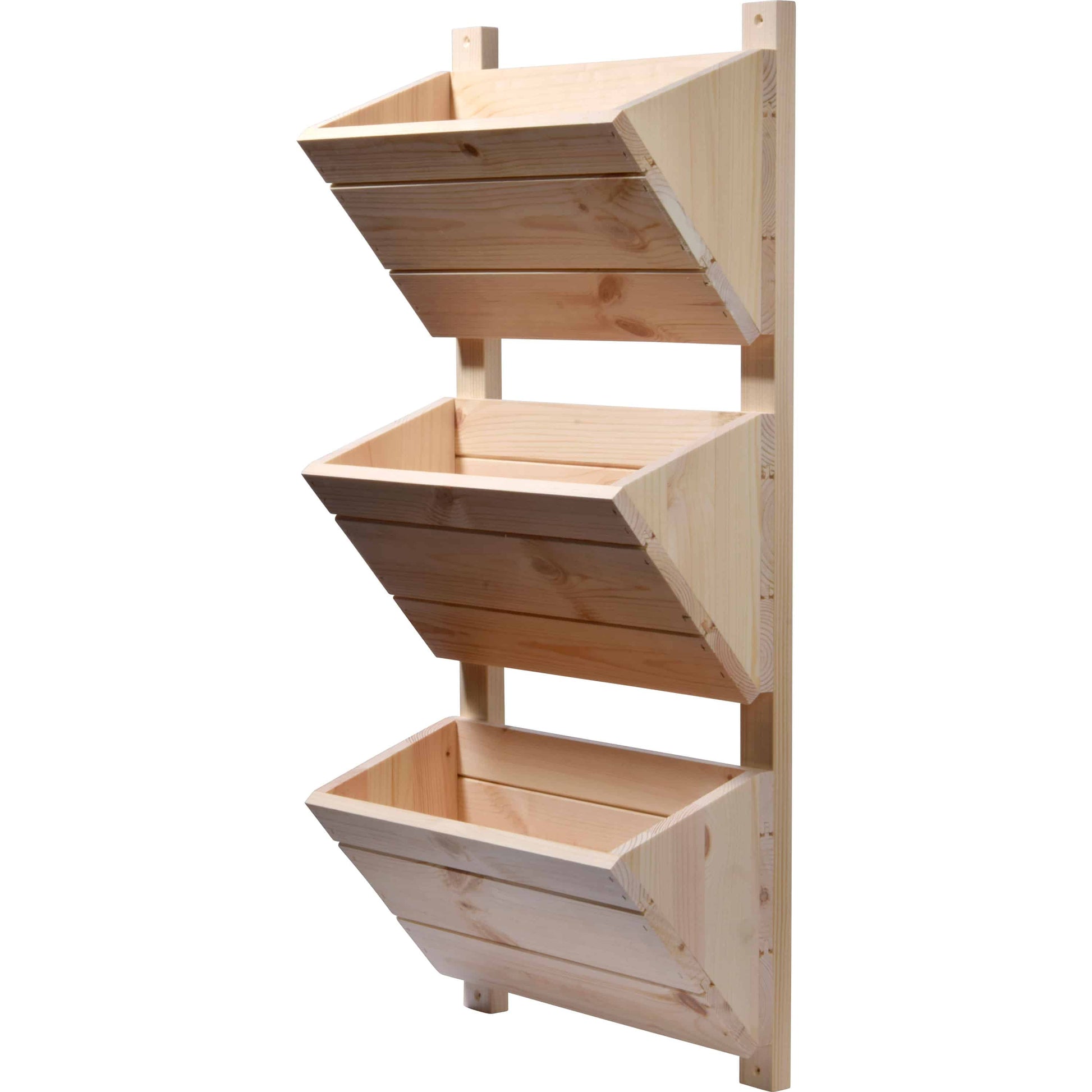 Dobar Wand-Pflanzbeet – 38 × 79 × 17,5 cm – Kiefernholz, natur