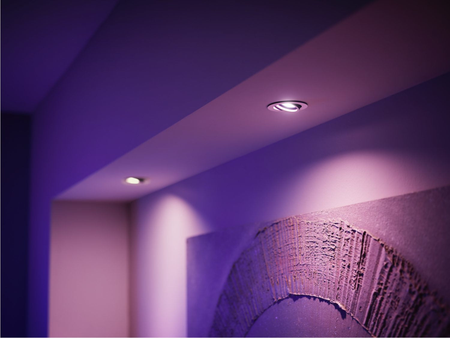 Philips Hue White & Colour Ambiance LED-Leuchtmittel GU10 2er-Pack – 4,2 W dimmbar, 400 lm, 2000–6500 K, 40°