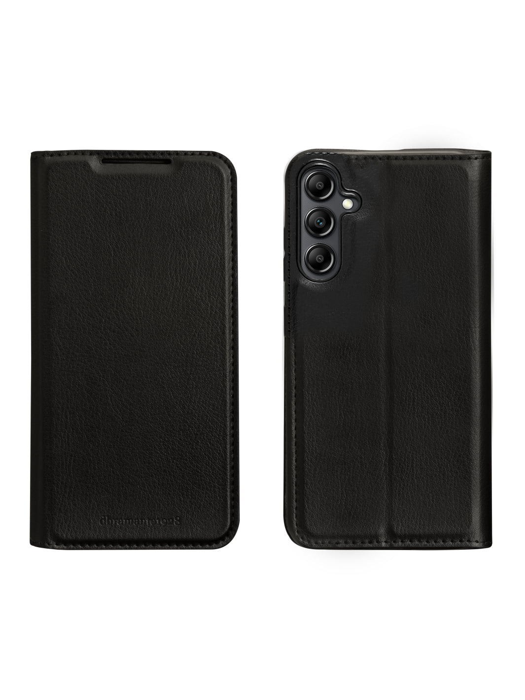 dbramante1928 Oslo Wallethülle – für Samsung Galaxy A14, mit Ständer, 3 Kartenfächer, PU, Schwarz