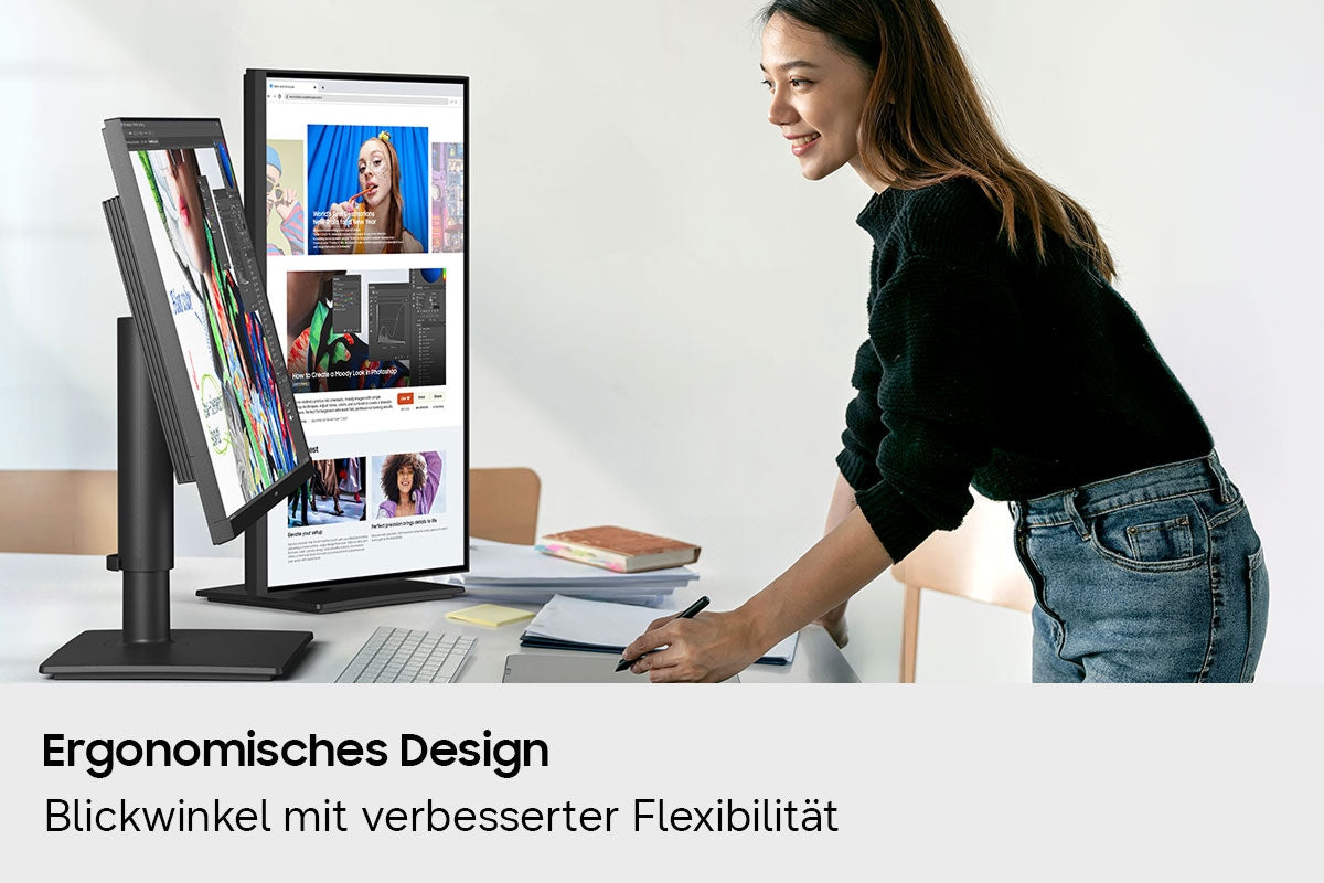 Samsung S80Hf – 27", 5120 × 2880, IPS, USB‑C 90 W, KVM, LAN, HDR10
