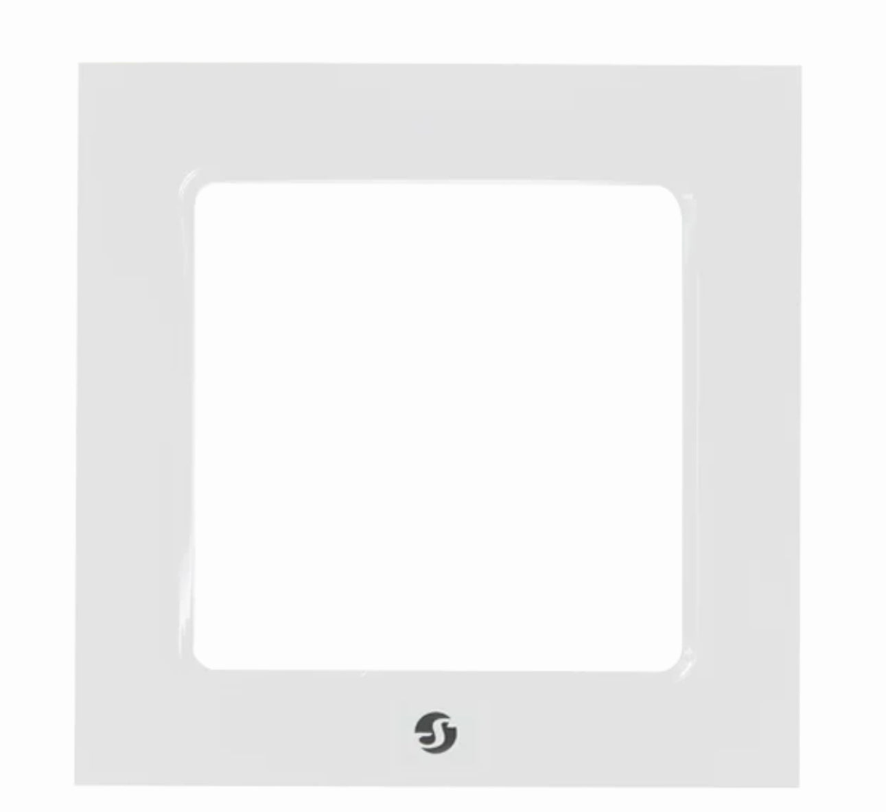 Shelly Wall Frame 1 – Zubehör – 1-Gang, quadratisch, Kunststoff – Weiss