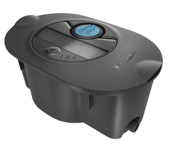 Gardena AquaPrecise Bewässerungssystem – Reichweite 10 m, Abdeckung 320 m², Schwarz/Grün