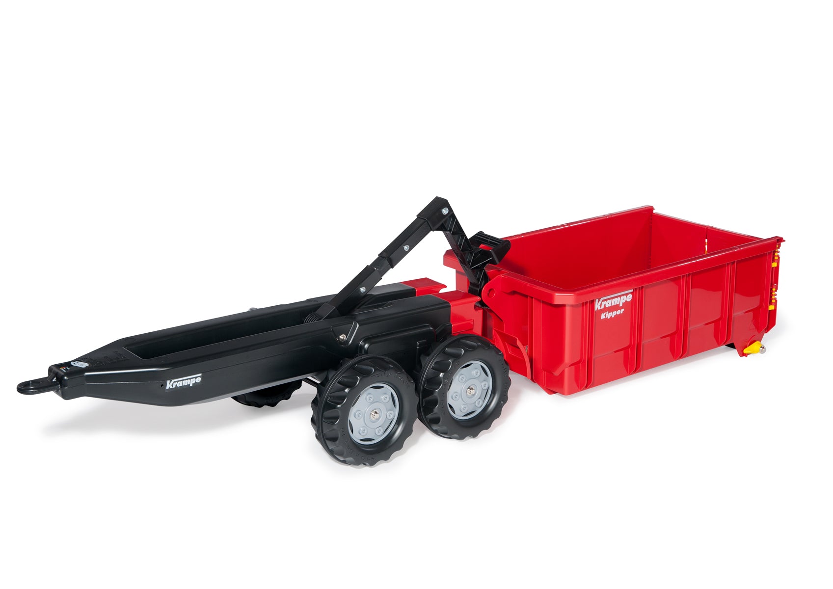 Rolly Toys Spielzeug-Traktoranhänger – 98 × 45 × 51 cm – 1 Stück – ab 3 Jahren – Kunststoff, Metall – schwarz/rot