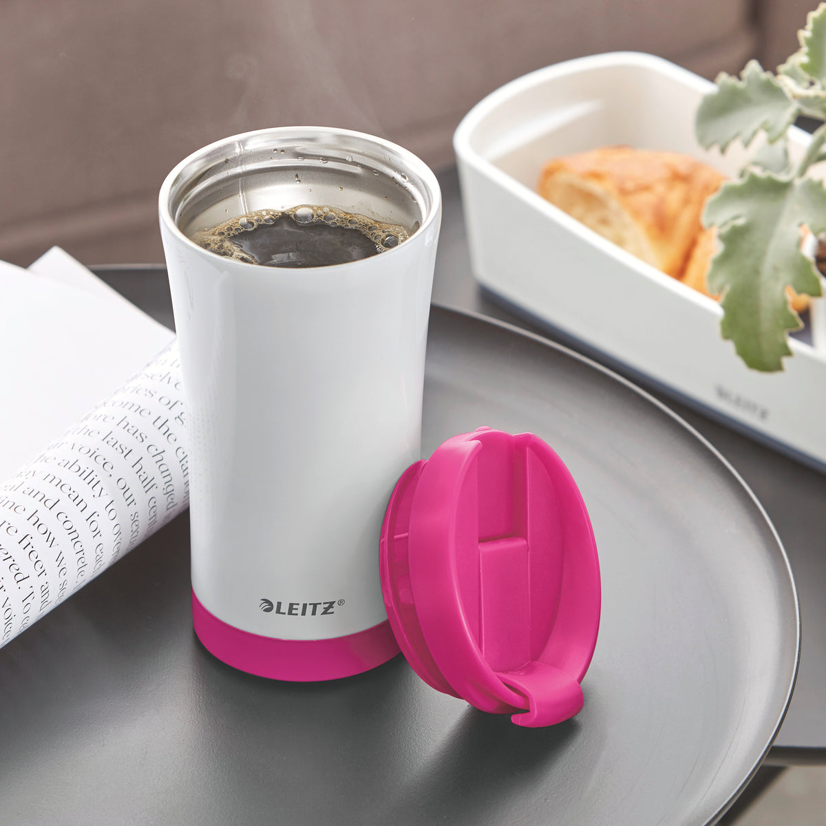 Leitz Haftnotizen – Pink, Weiss