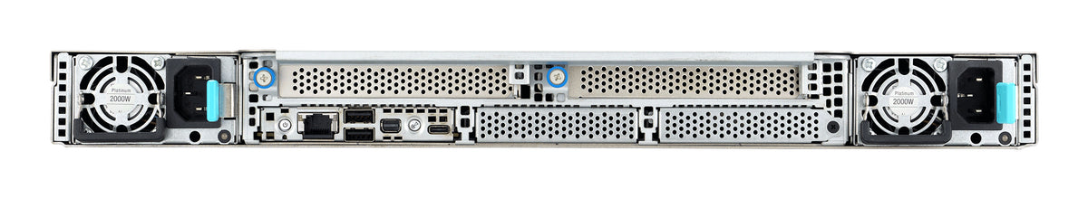 ASUS RS700-E12-RS12U/2KW/12N – Server Barebone – 1U, 2×CPU, 32 DIMM, 12×2,5" + 2×M.2, 2000 W