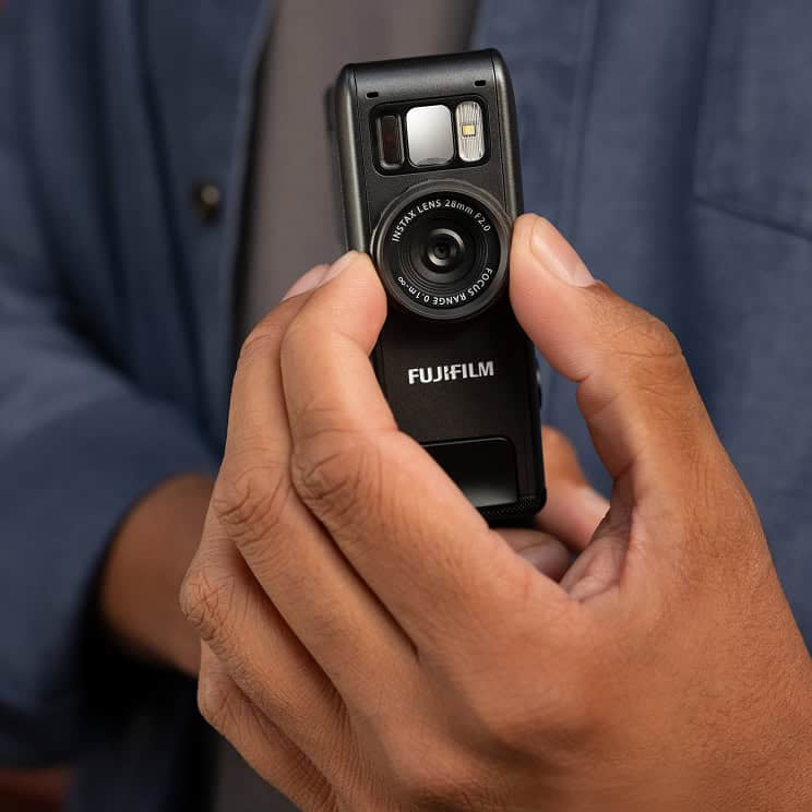Fujifilm Instax Mini Evo Cinema – Kompaktkamera, 1/5", 4,9 MP, Schwarz