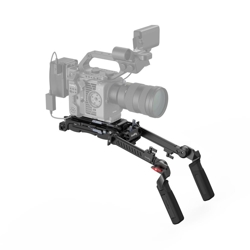 SmallRig 4274 Schulter-Rig Kit – Aluminium, Silikon, Edelstahl – 492 × 203 × 199,9 mm – 1,44 kg – Schwarz