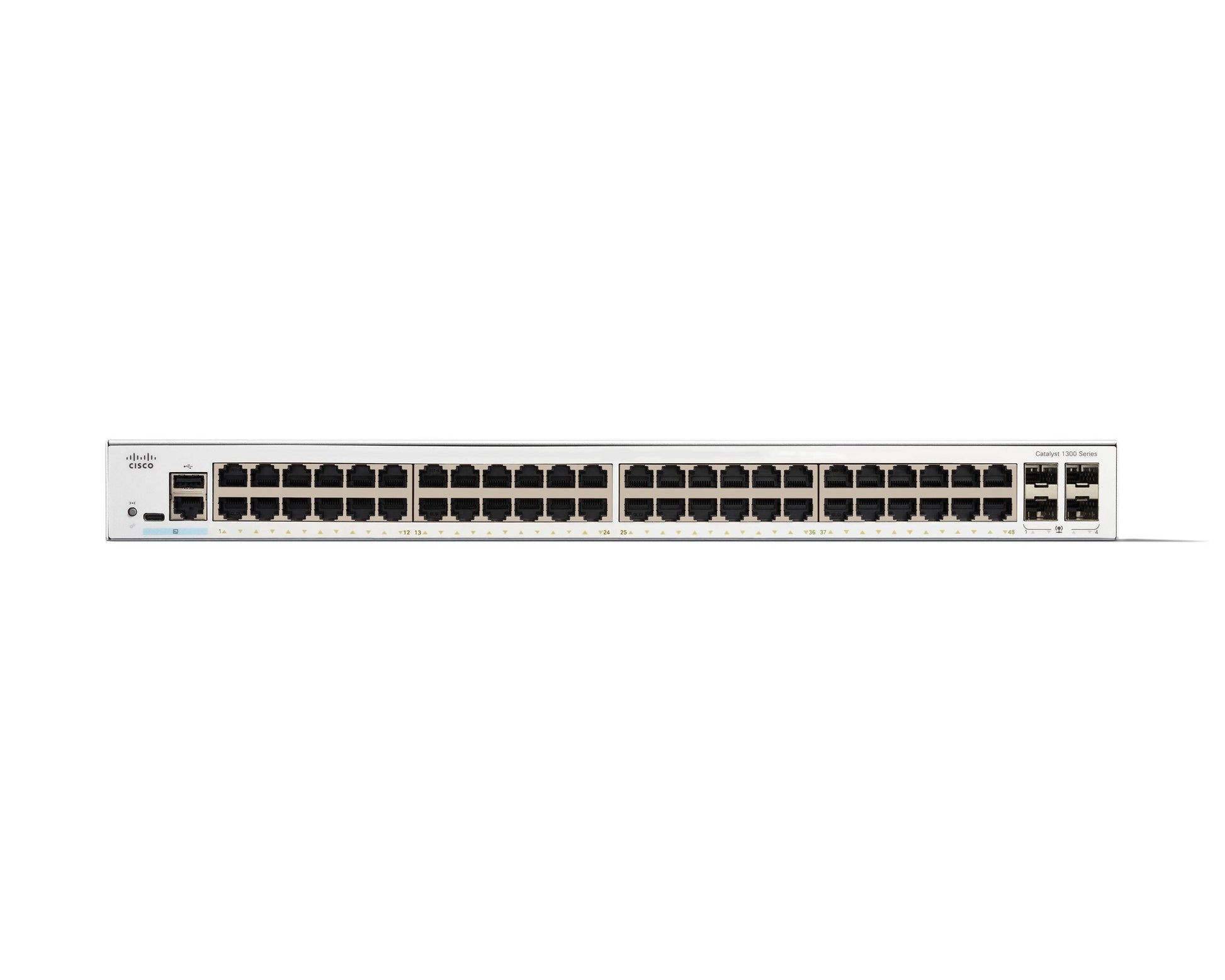 Cisco Catalyst 1300 C1300-48T-4G – Verwalteter L2/L3 Switch – 48× 1G, 4× SFP