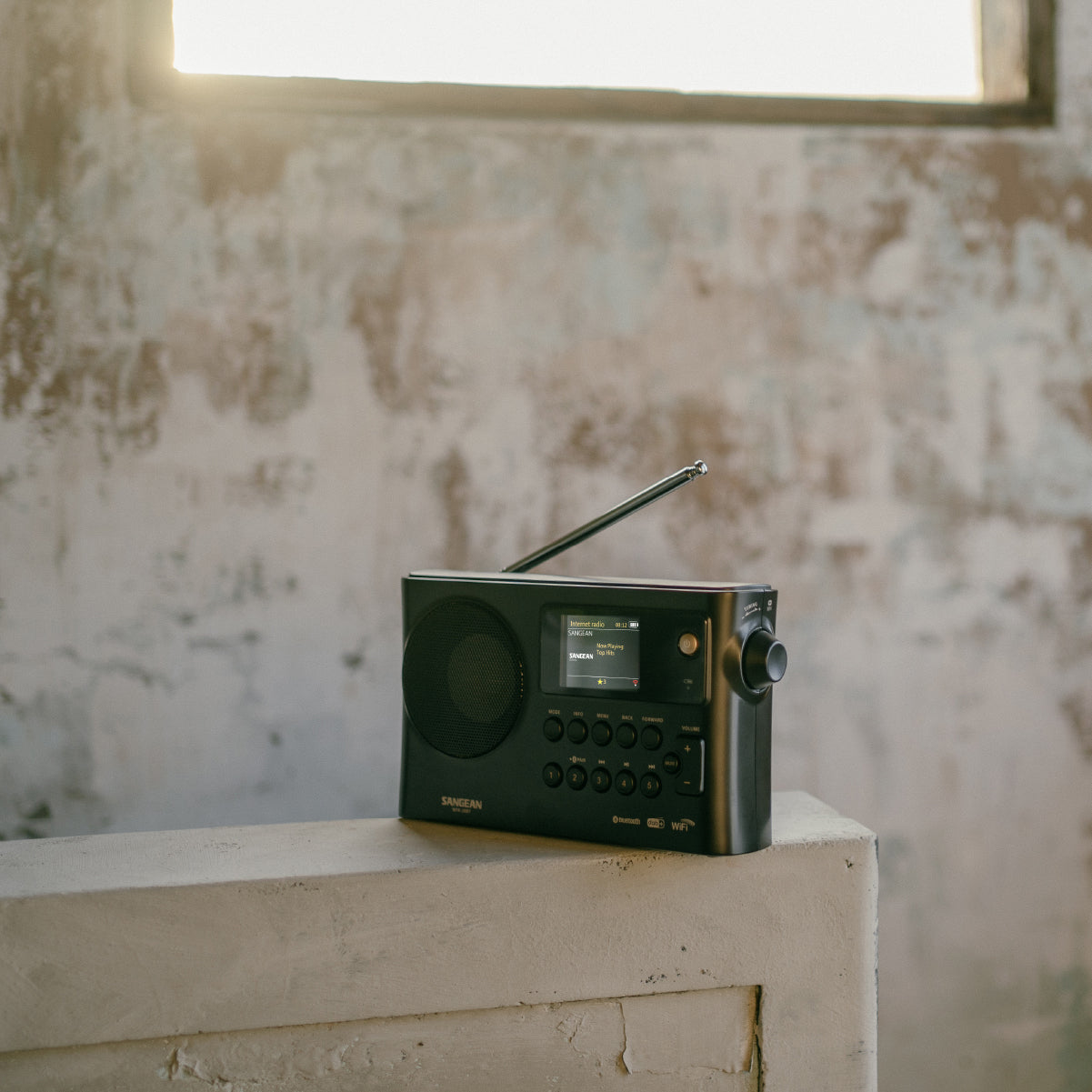 Sangean WFR-28BT – Internetradio, DAB+/UKW, Bluetooth, WLAN – Schwarz