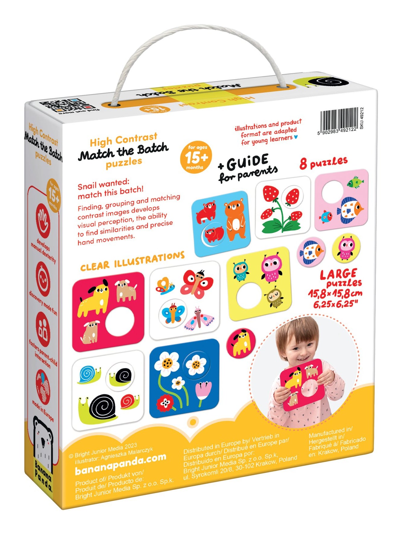Banana Panda Puzzle Tiere – 16 Teile – 16,5 × 16,0 cm – ab 1,25 J.