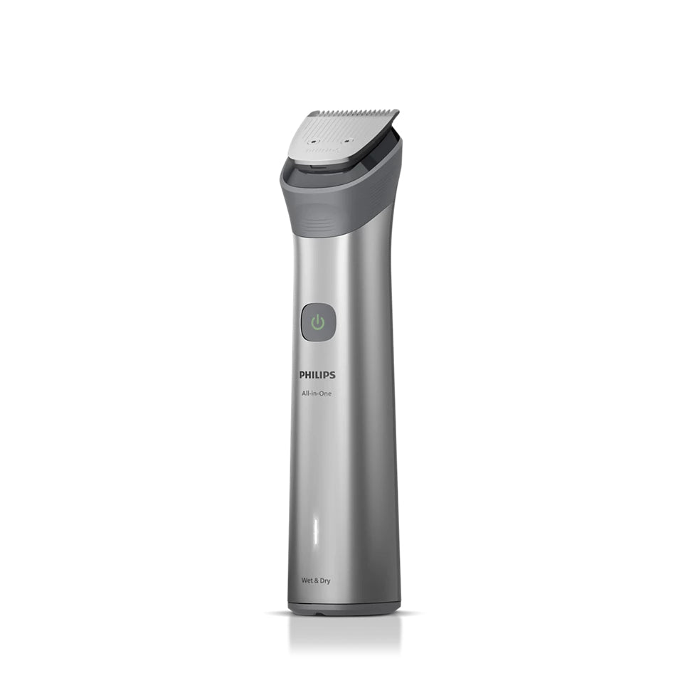 Philips Multigroomer Serie 5000 MG5921/15 – Akku, 120 min, 10 Aufsätze, 0,5–16 mm, wasserfest, hellgrau