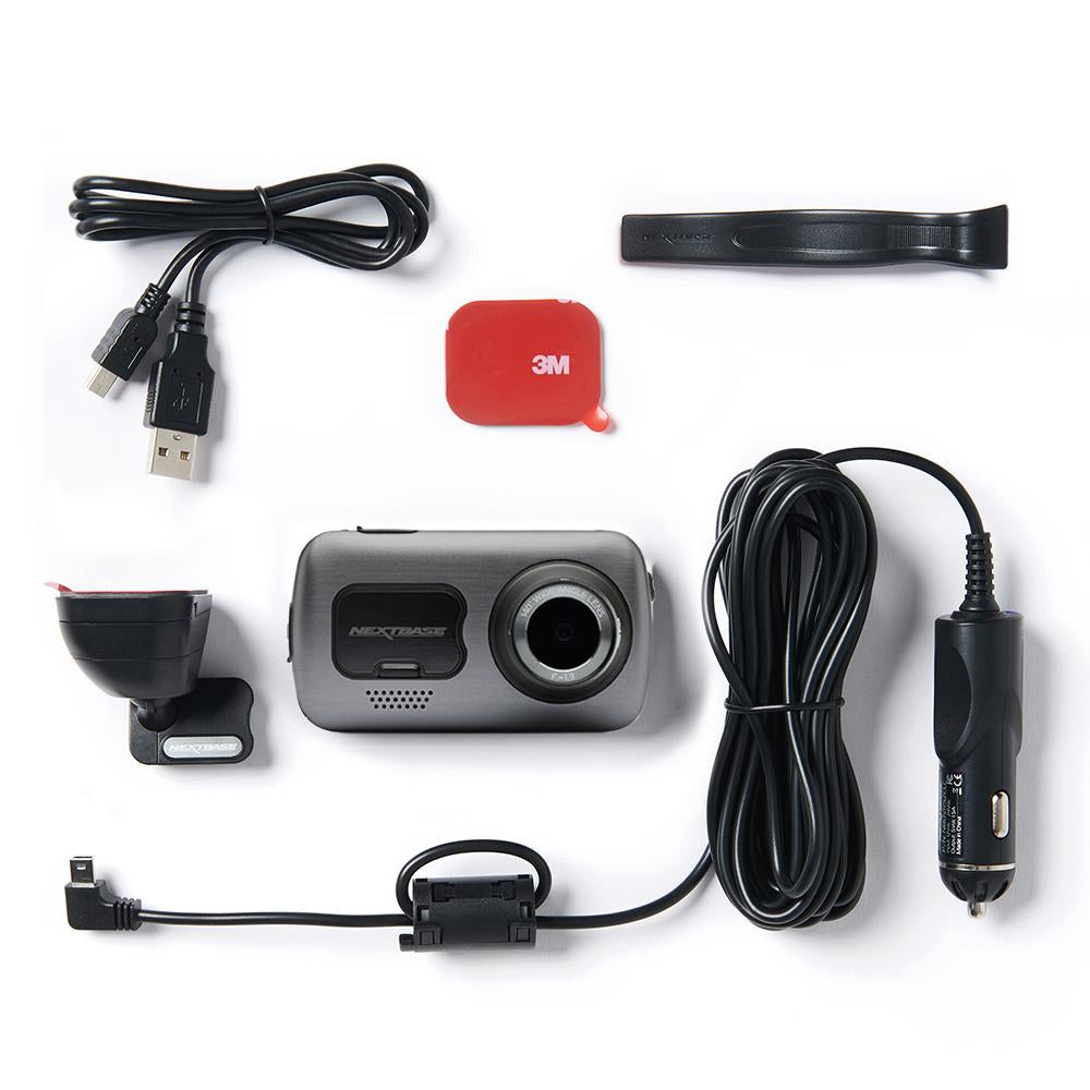 Nextbase 622GW – Dashcam, 8 MP, 4K 30 fps, 3" IPS-Display, GPS, G-Sensor, WLAN, Touchscreen