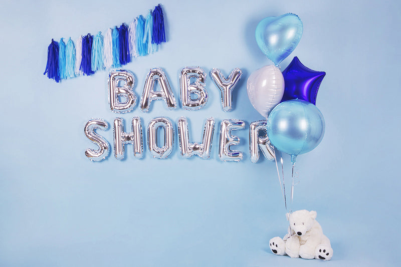 PartyDeco Folienballon Herz – Weiss – Ø 45 cm – Folie – 1 Stk